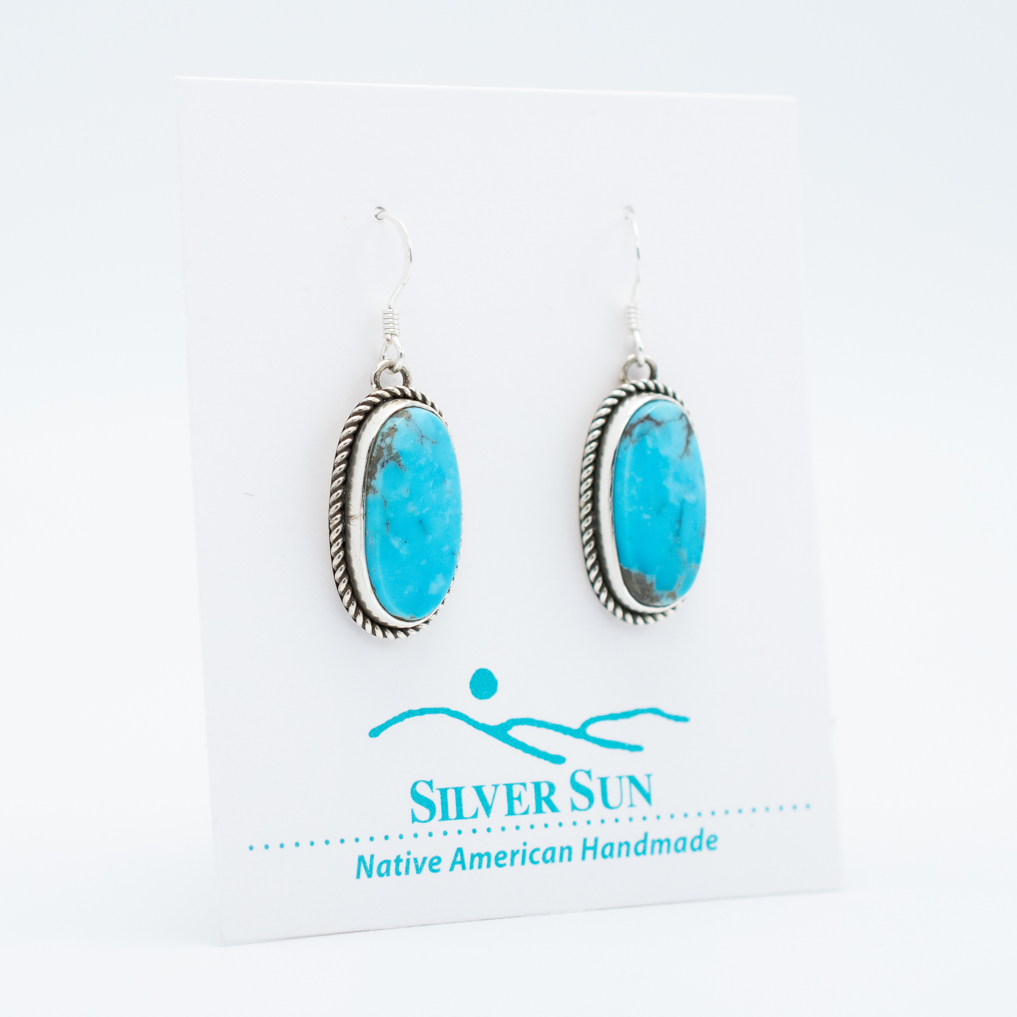Kingman Turquoise Earrings - Image 2