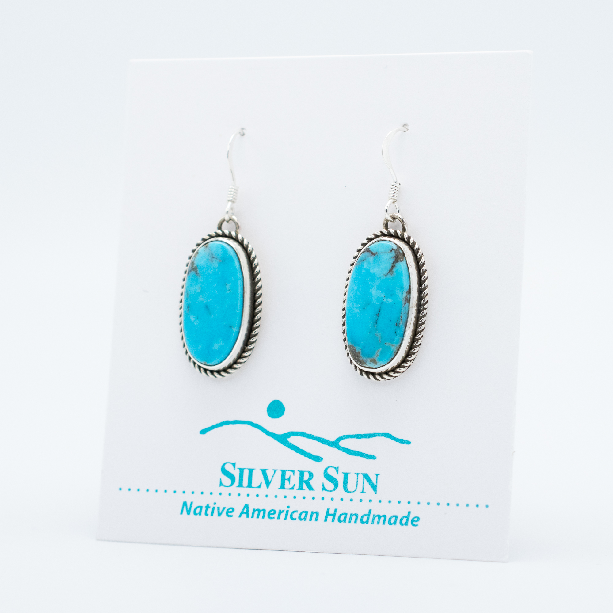 Kingman Turquoise Earrings - Image 3