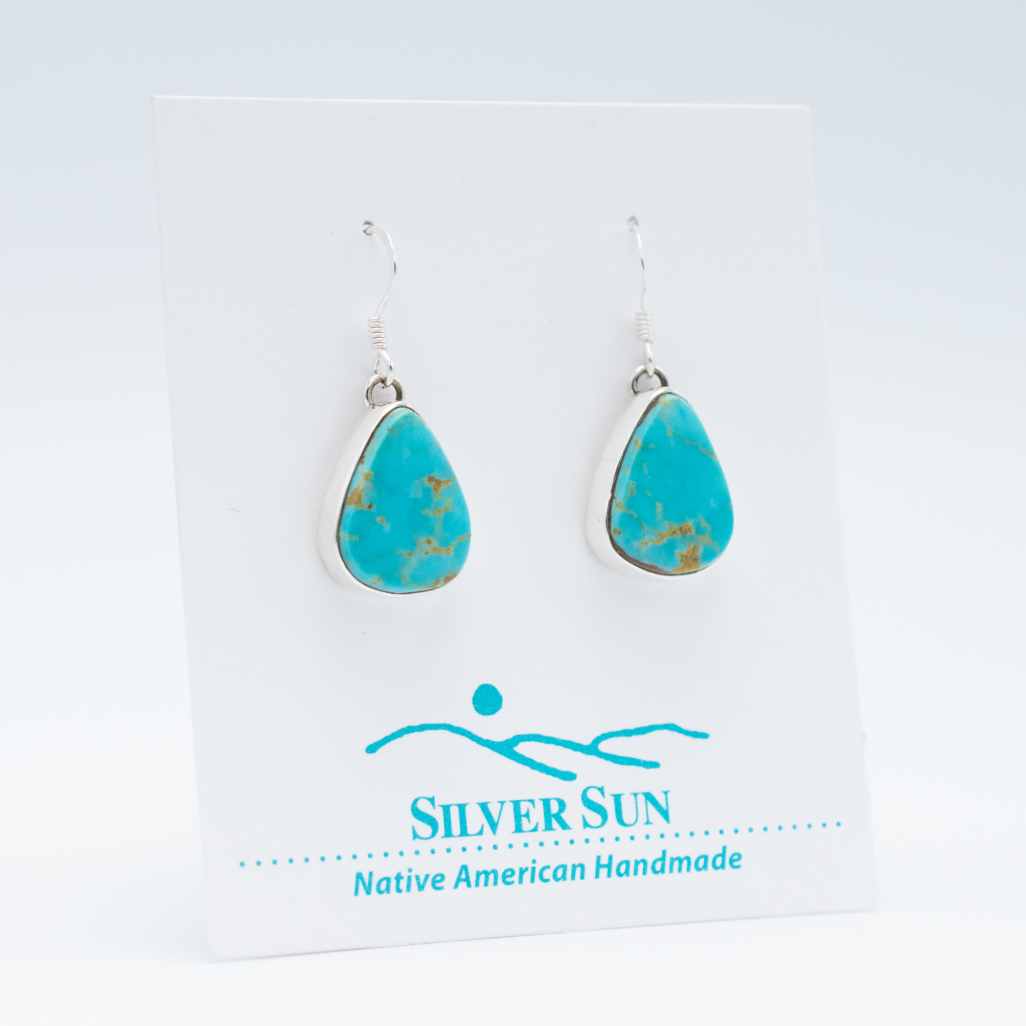 Kingman Turquoise Earrings - Image 2