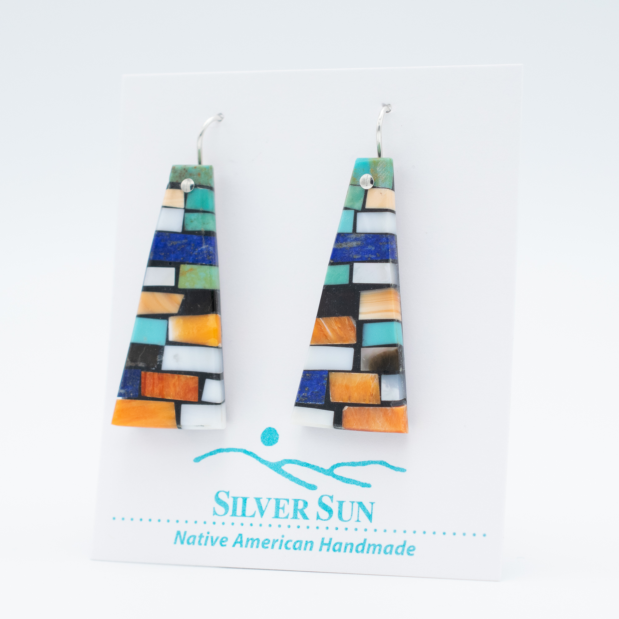 Mosaic Inlay Earrings - Image 3