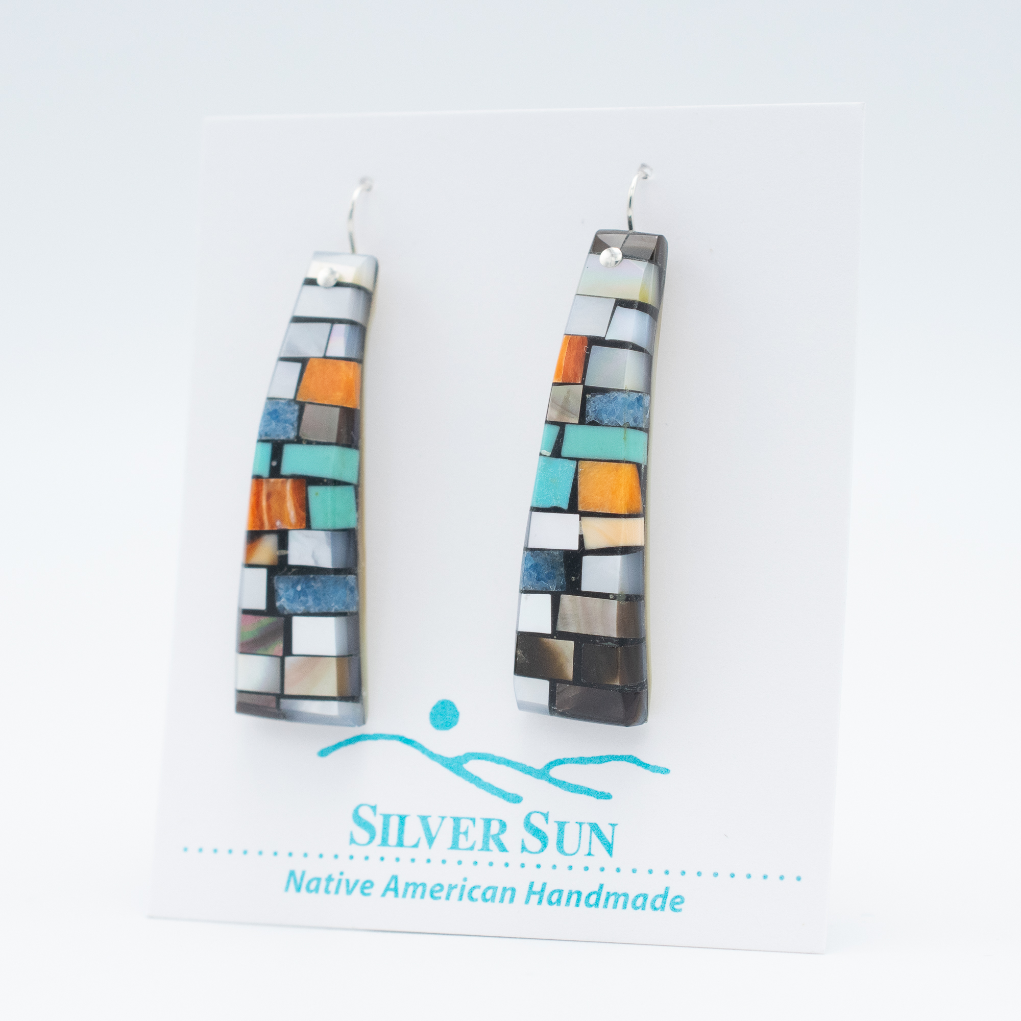 Mosaic Inlay Earrings - Image 3