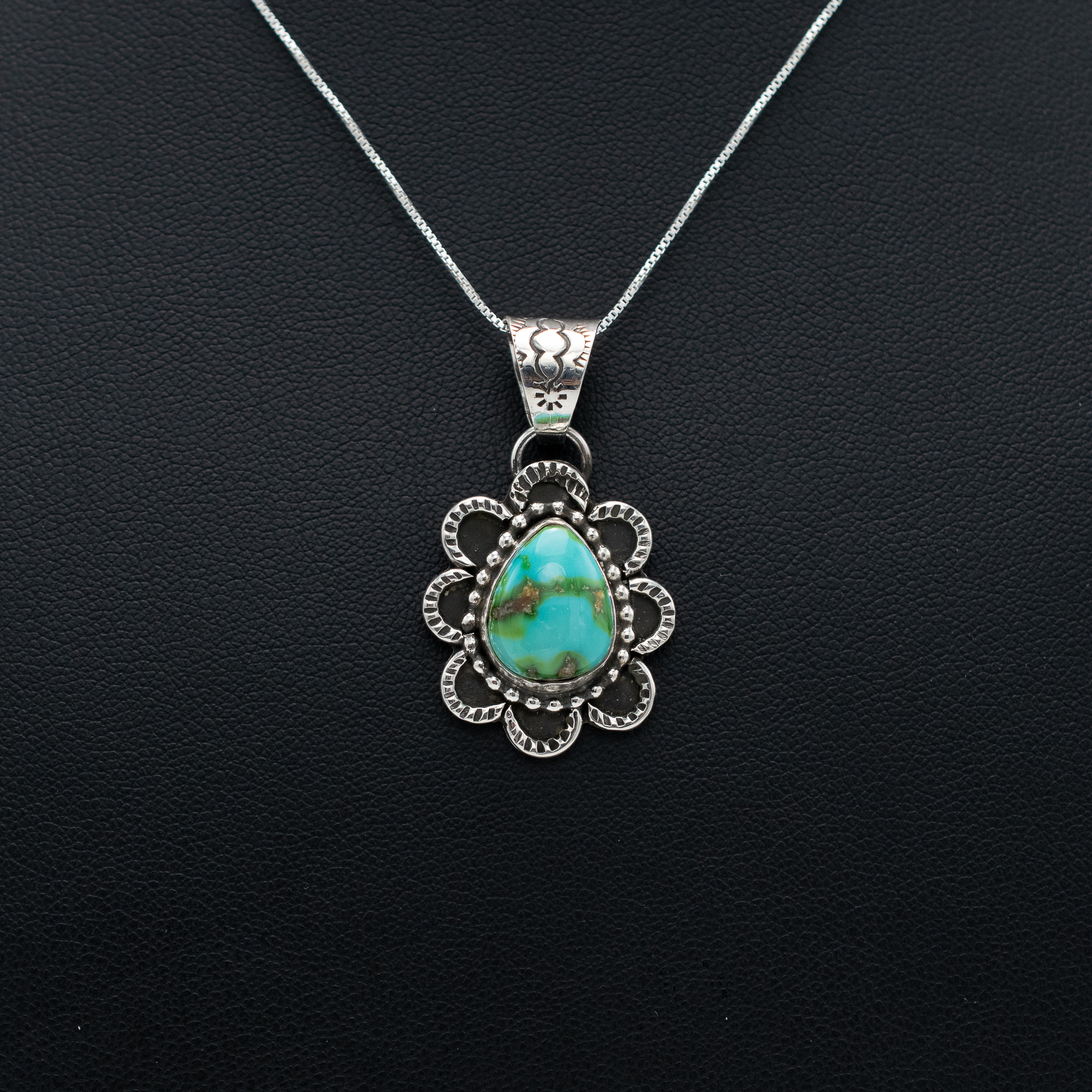 Sonoran Gold Turquoise Pendant