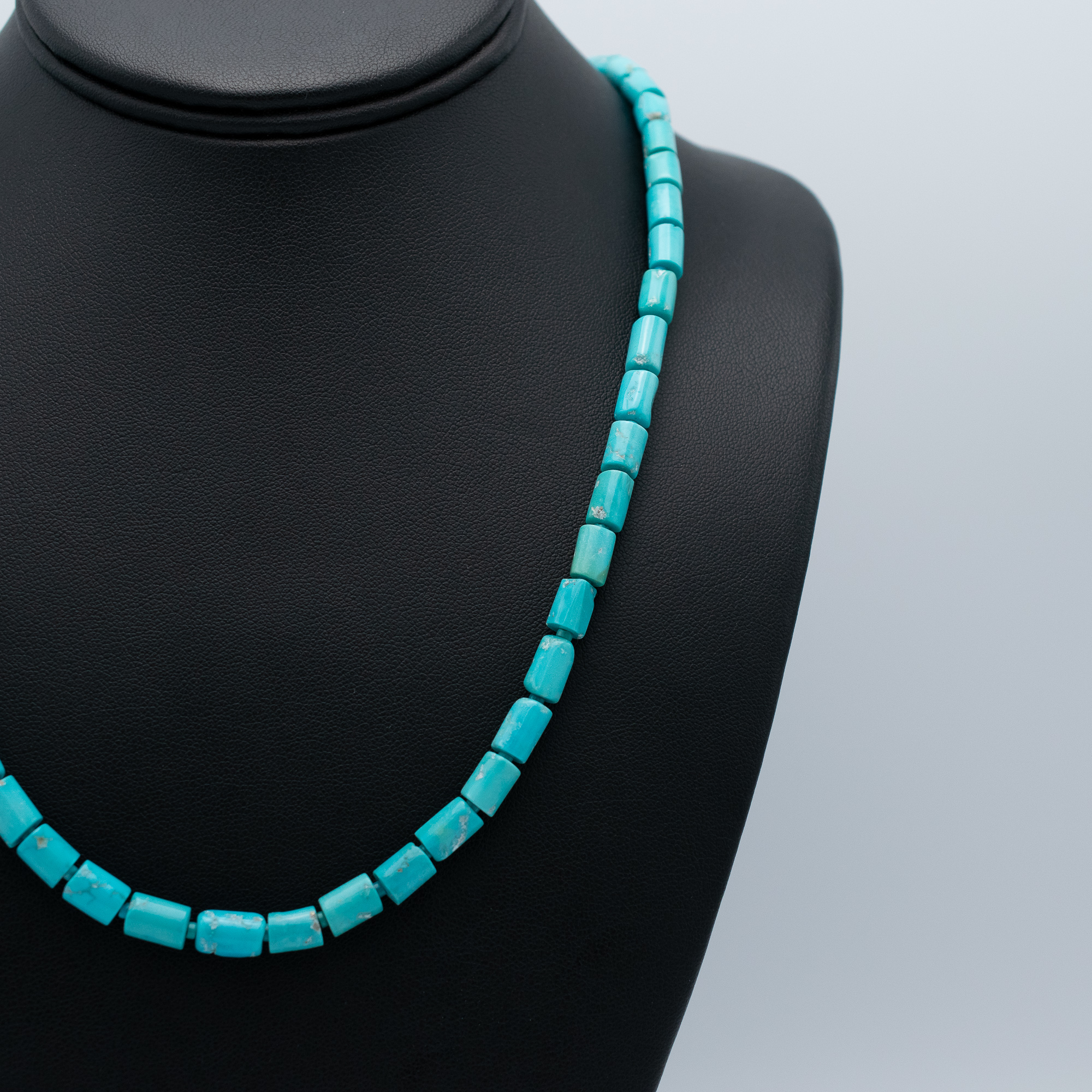 Sleeping Beauty Turquoise Bead Necklace - Image 2