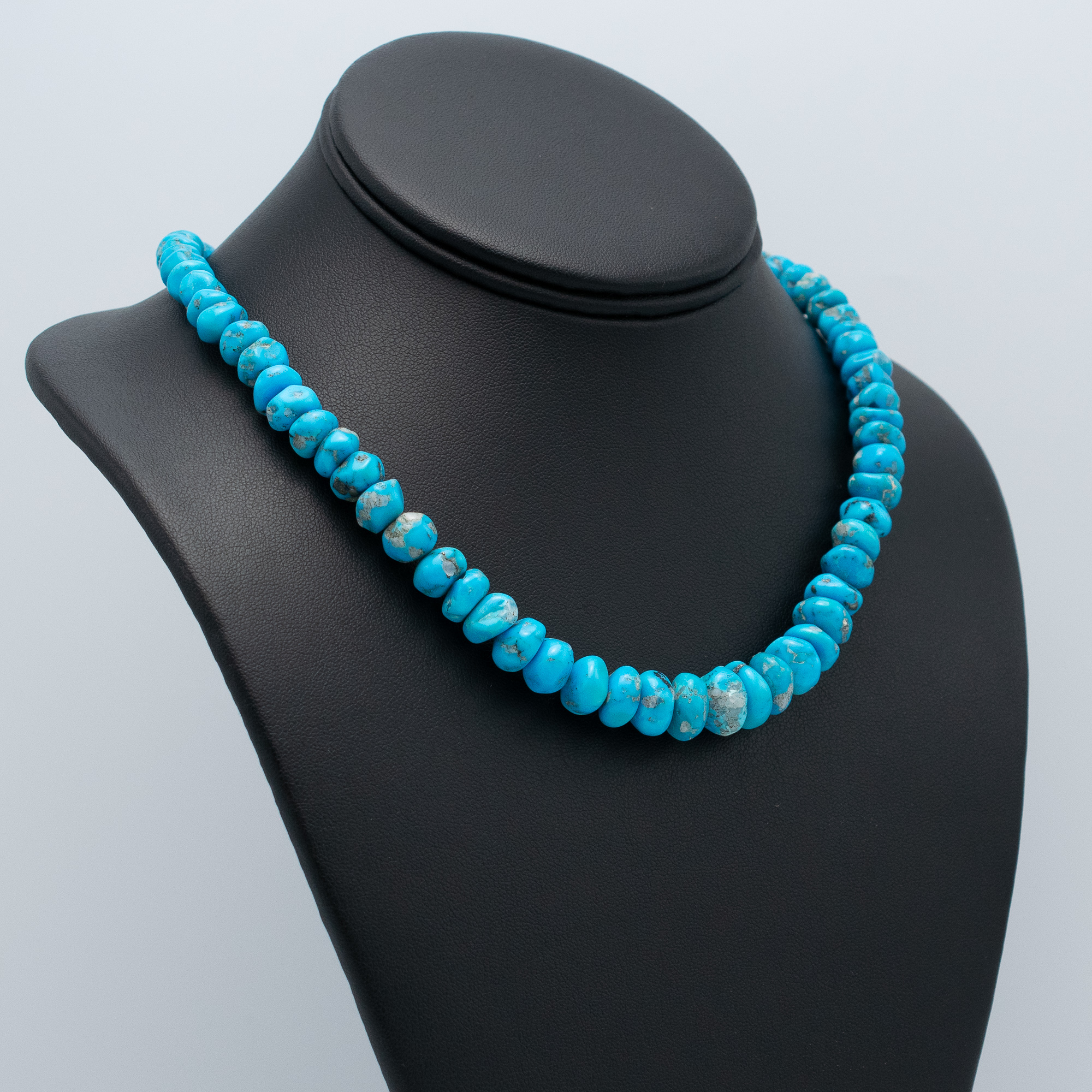 Sleeping Beauty Turquoise Bead Necklace - Image 3