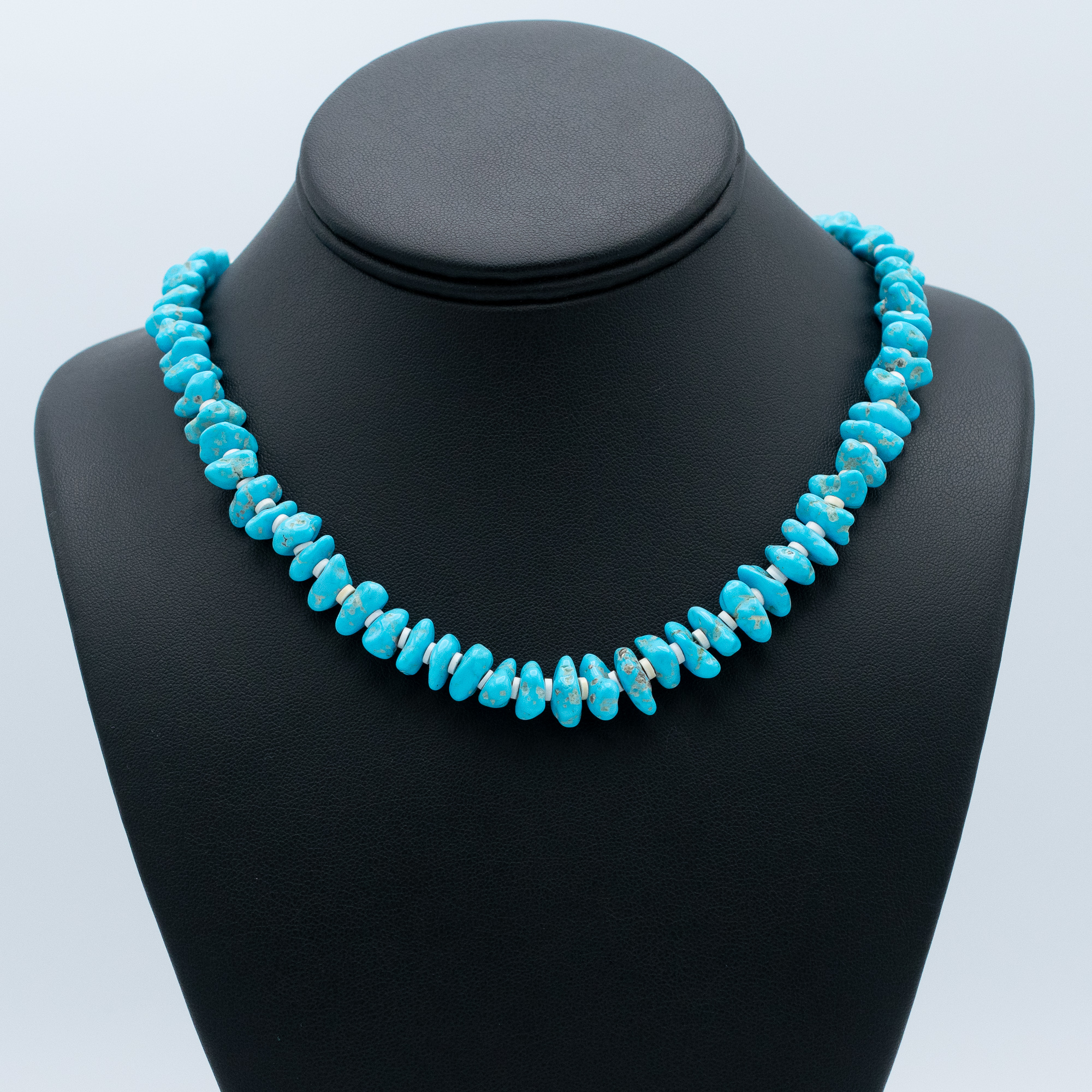 Sleeping Beauty Turquoise Bead Necklace