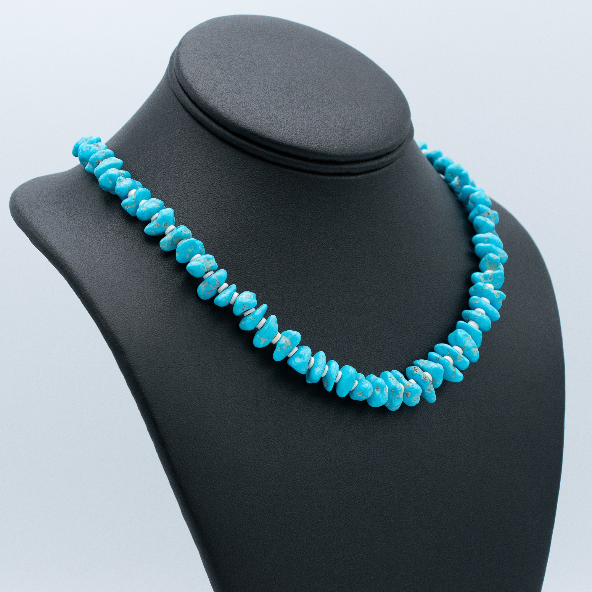 Sleeping Beauty Turquoise Bead Necklace - Image 2