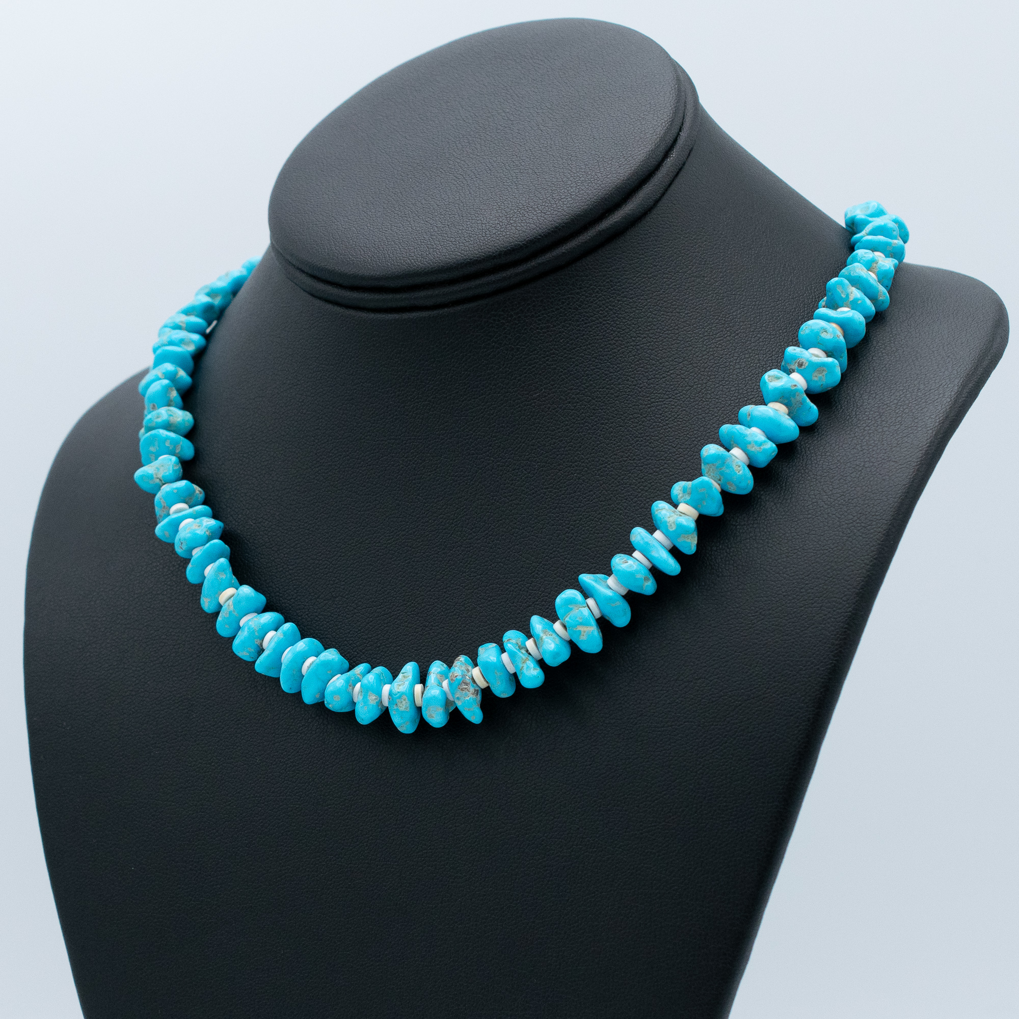 Sleeping Beauty Turquoise Bead Necklace - Image 3