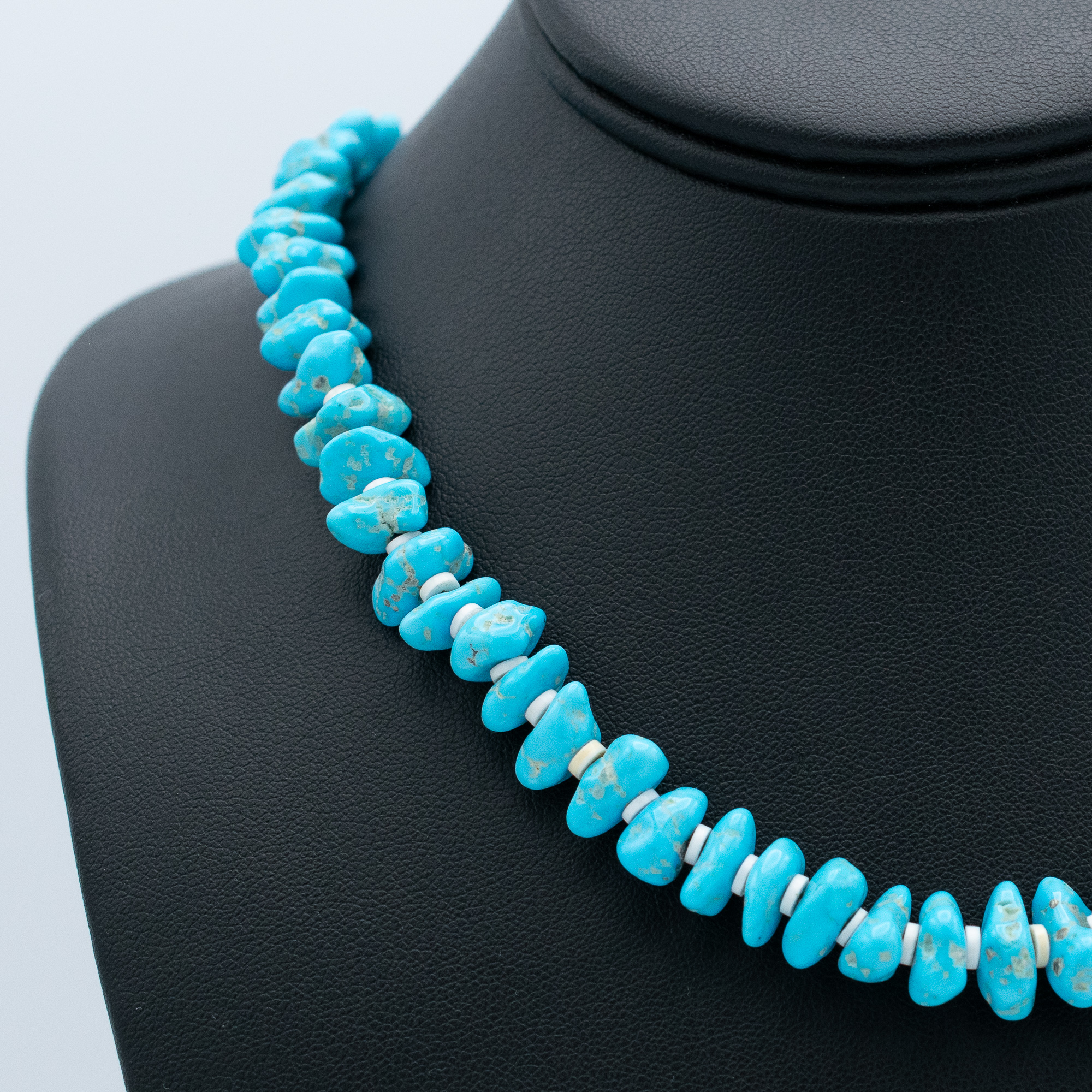 Sleeping Beauty Turquoise Bead Necklace - Image 4