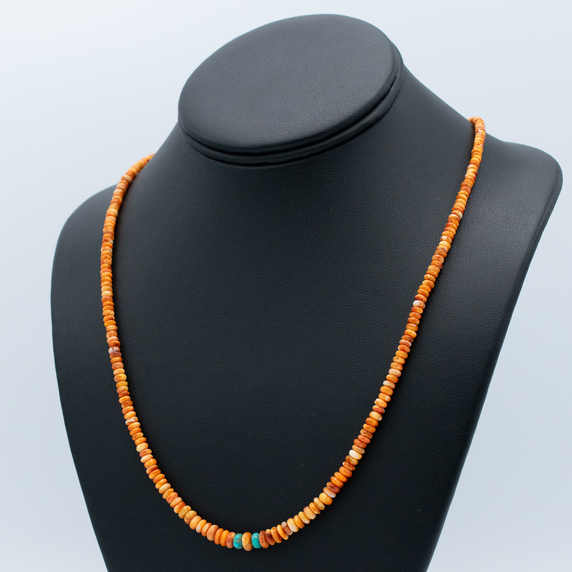 Spiny Oyster Shell Bead Necklace - Image 4