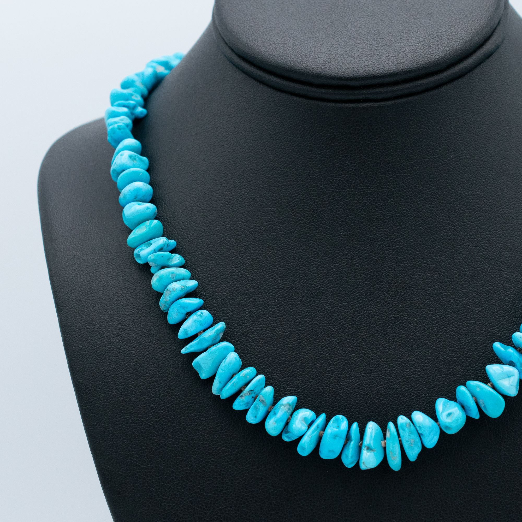 Kingman Turquoise Bead Necklace - Image 2