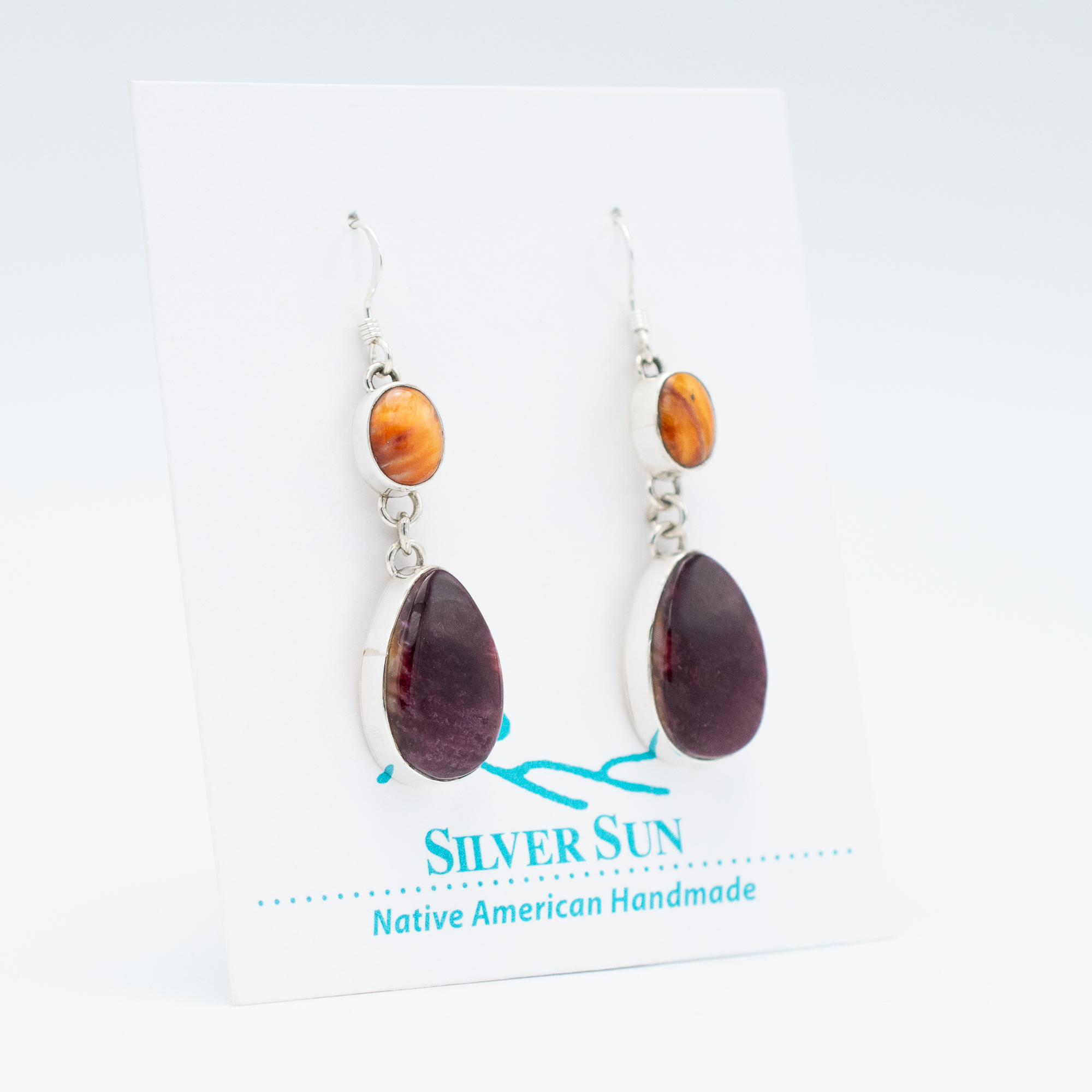 Spiny Oyster Shell Earrings - Image 2