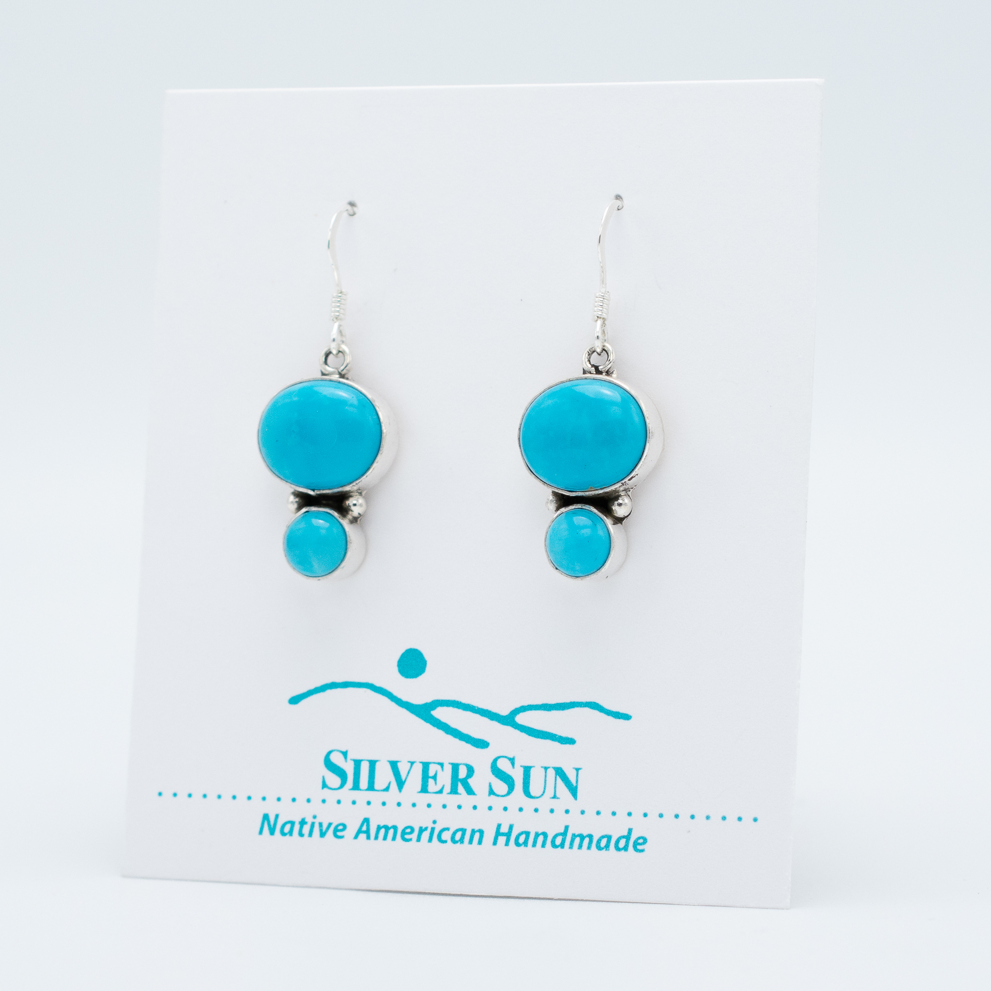 Kingman Turquoise Earrings - Image 3
