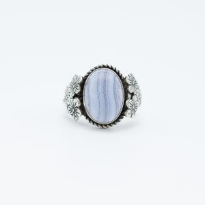 Blue Lace Agate Ring