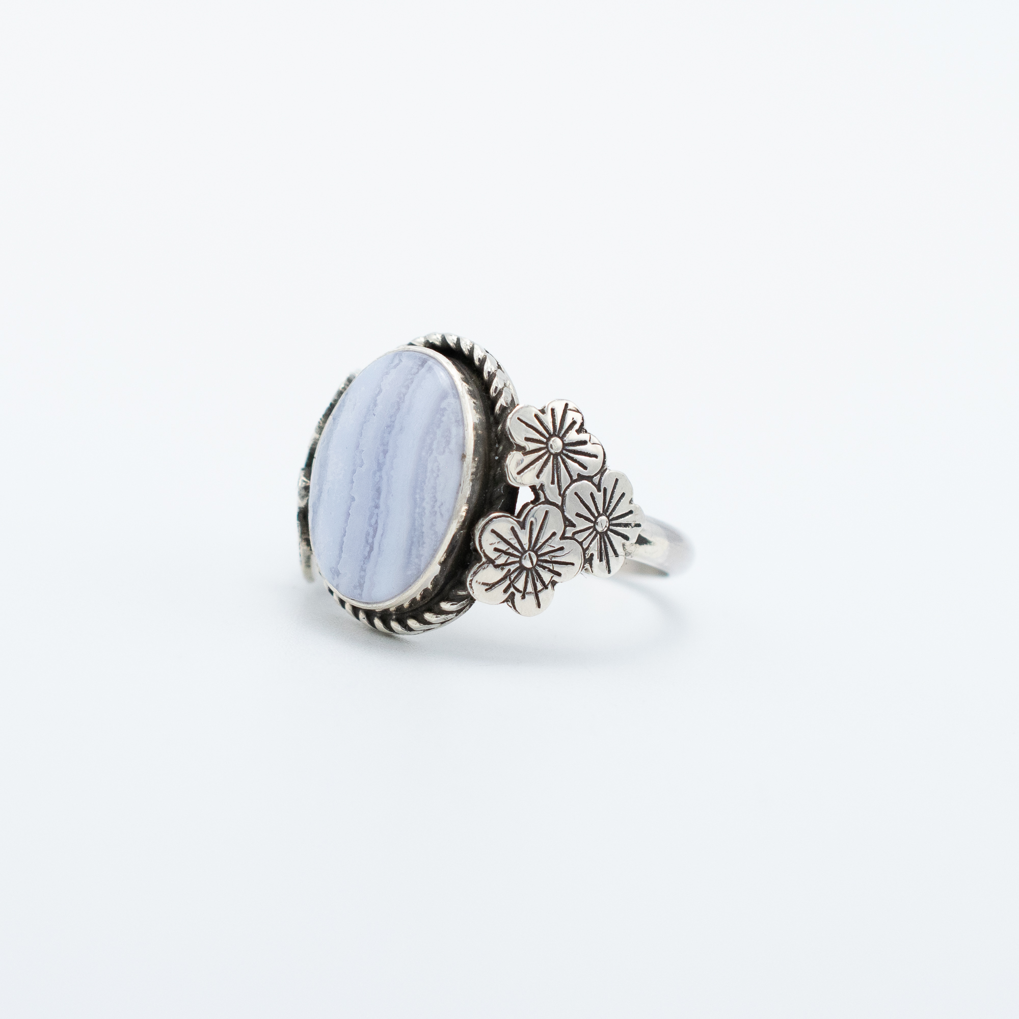 Blue Lace Agate Ring - Image 3