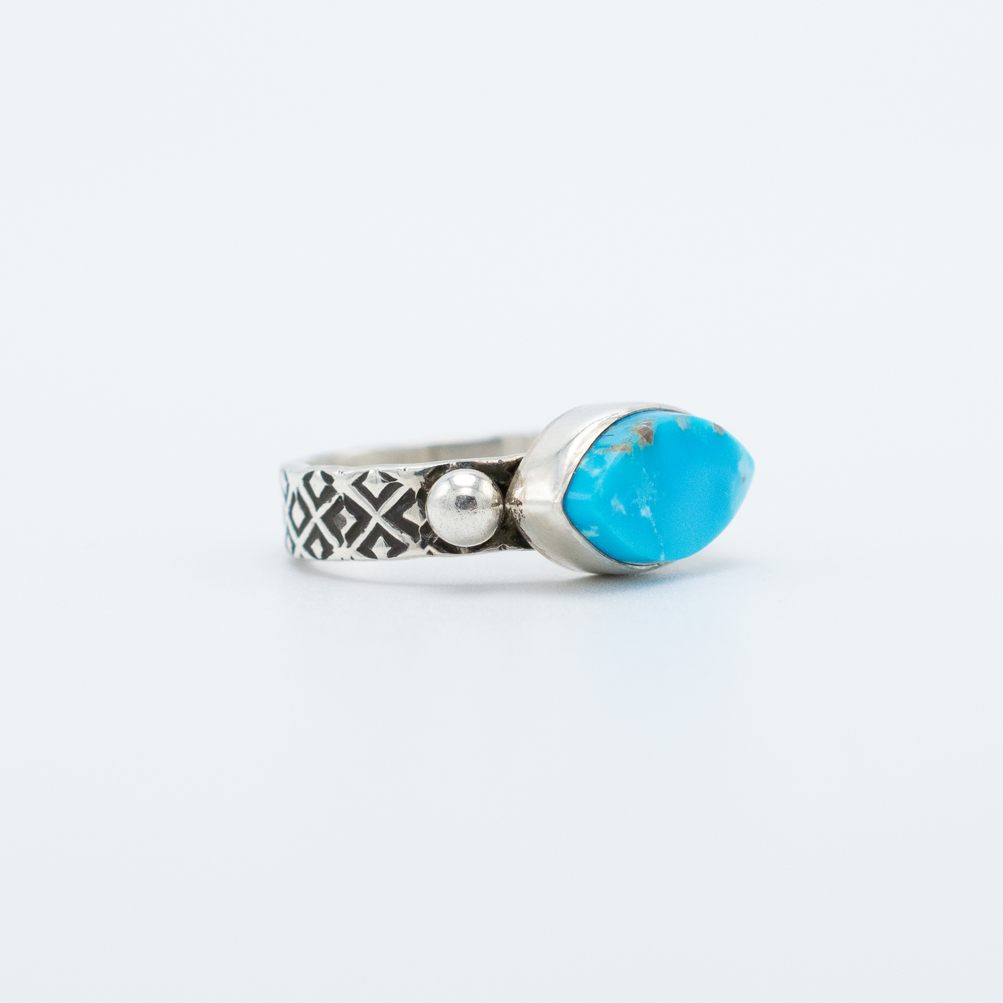 Blue Gem Turquoise Ring - Image 2