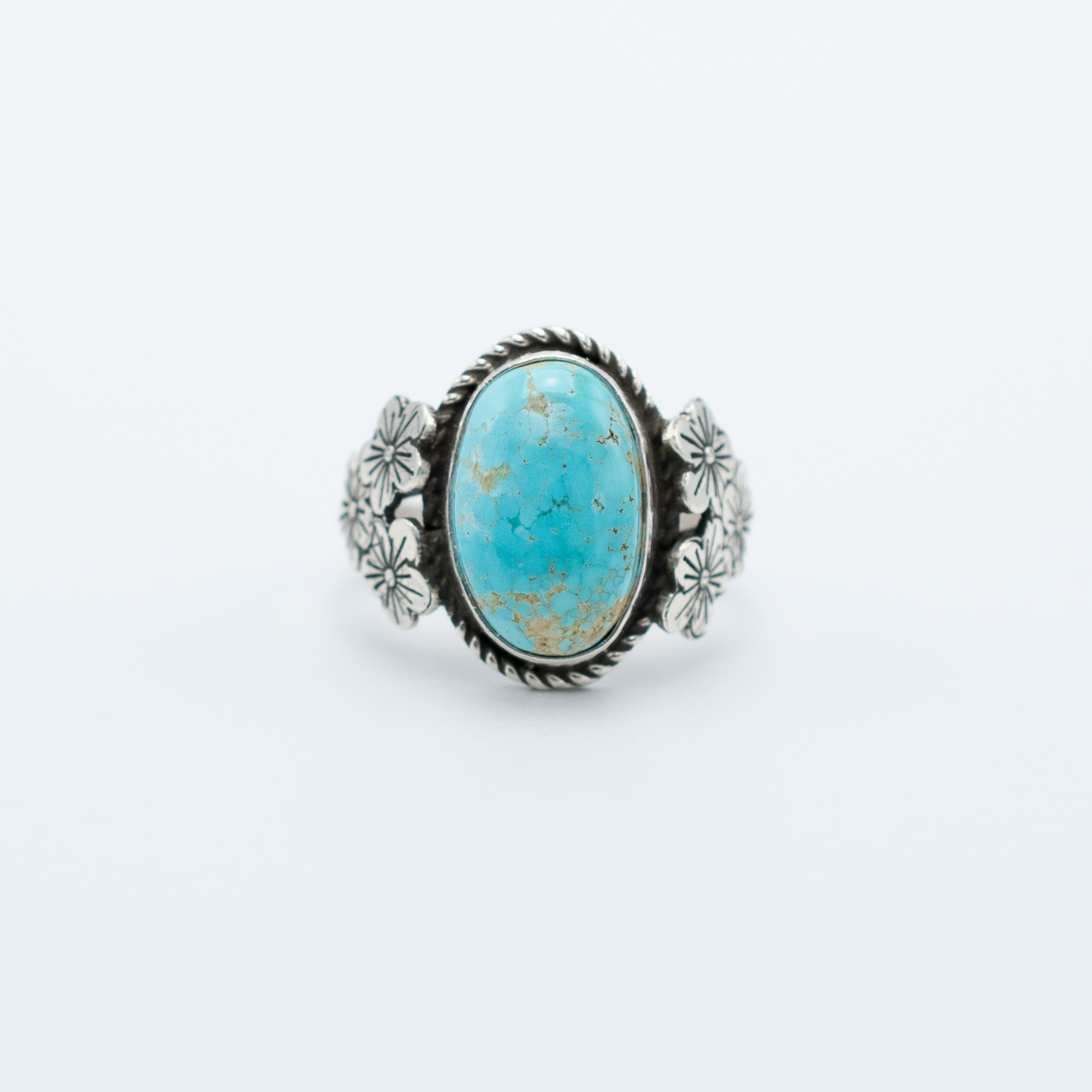 Number 8 Turquoise Ring