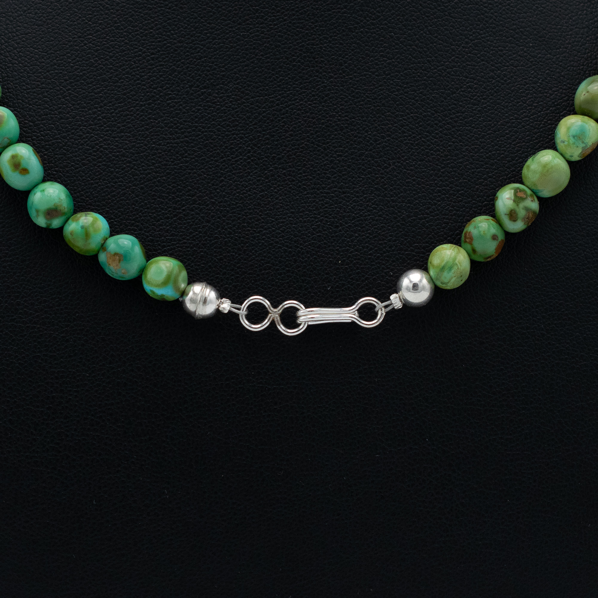 Blue Gem Pendant on Sonoran Gold Beads - Image 5