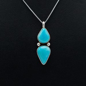 Sleeping Beauty Turquoise Pendant